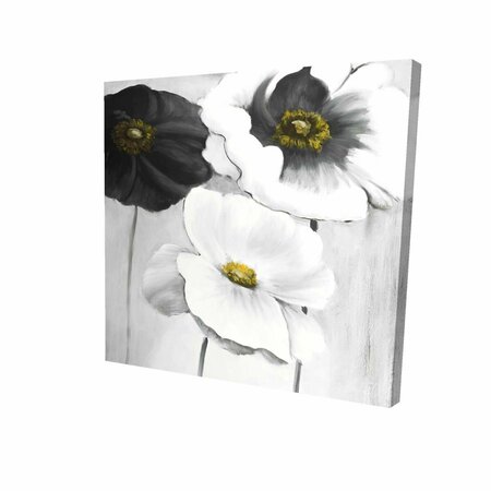 FONDO 16 x 16 in. Assorted White Flowers-Print on Canvas FO2790535